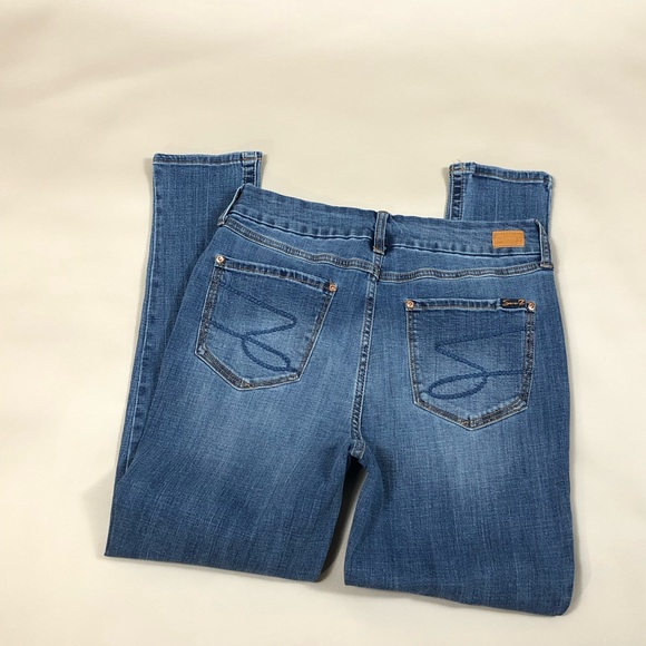 Seven7 Tummyless High Rise Skinny Size 12 - Picture 4 of 16